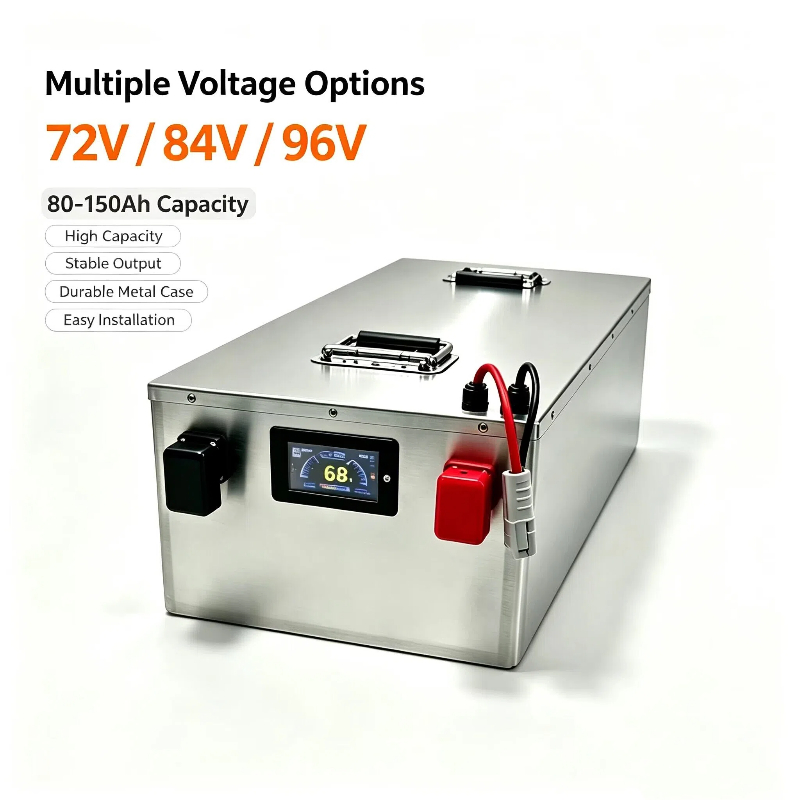 LIFEPO4 Battery Pack with BMS  - огляд і ціна Lifepo4 72V 100Ah Battery Pack Ev