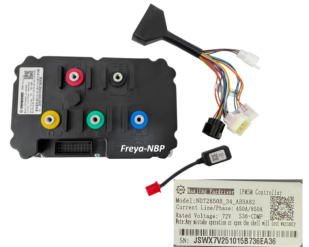 QS180 72-96V 8000W Mid Drive E - огляд і ціна Fardriver Nd72850 Controller