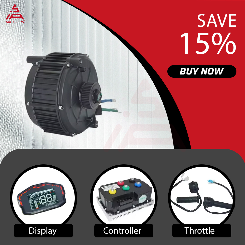 QSMOTOR QS165 V2 5000W 72V IPM - огляд і ціна Mid Drive Motor Kit 72V 5000W