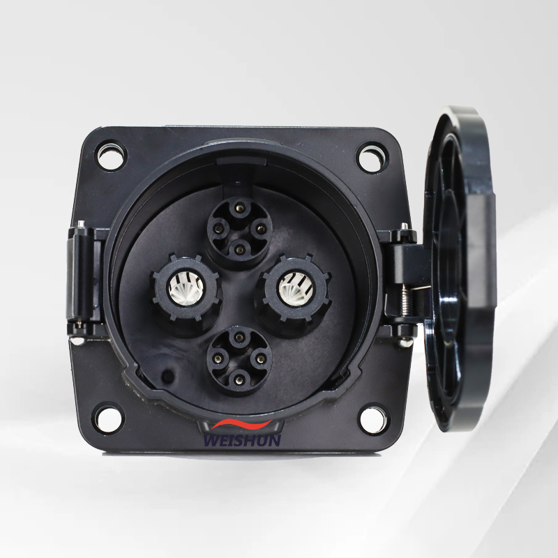 CHAdeMO EV Socket 80A 125A 150 - огляд і ціна Chademo Inlet Socket 125A Ev