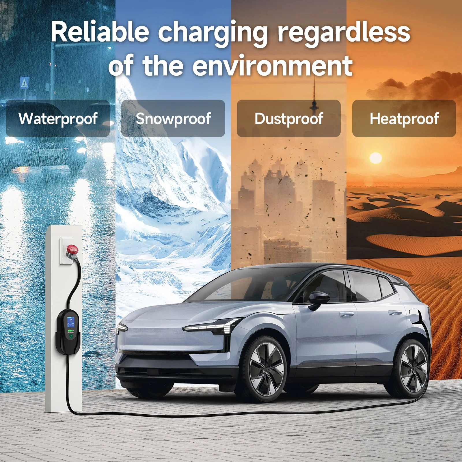 Puppyfc Portable 11KW EV Charg - огляд і ціна Type 2 Portable Ev Charger 11Kw Cee