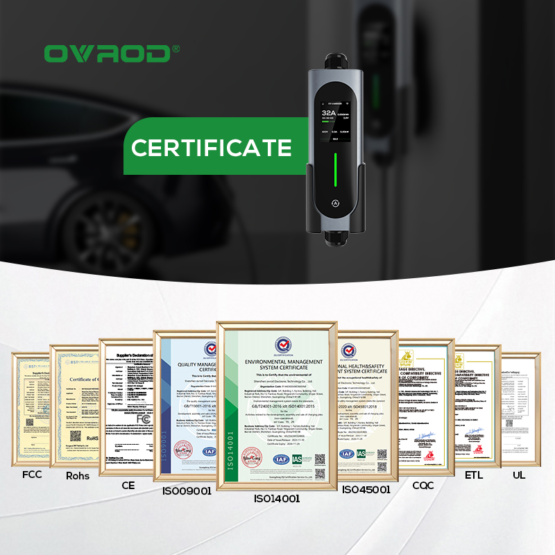 Ovrod Ev Car Charger 16a 11kw  - огляд і ціна Type 2 Portable Ev Charger 11Kw Cee