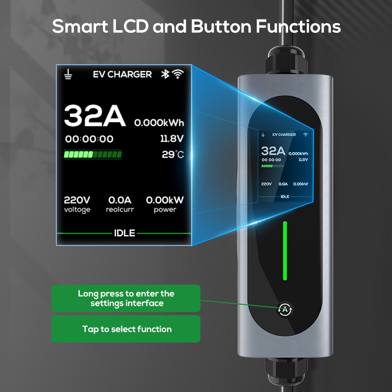 Ovrod Ev Car Charger 16a 11kw  - огляд і ціна Type 2 Portable Ev Charger 11Kw Cee