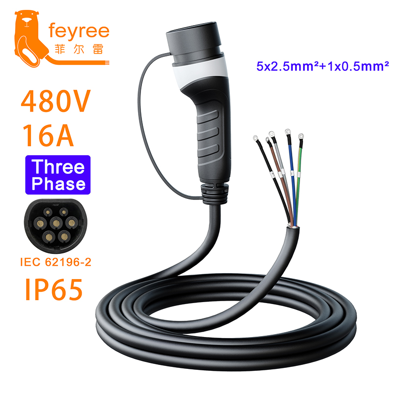 Feyree 3Phase for Electric Veh - огляд і ціна Ev Charger Type 2 22Kw 32A 3 Phase
