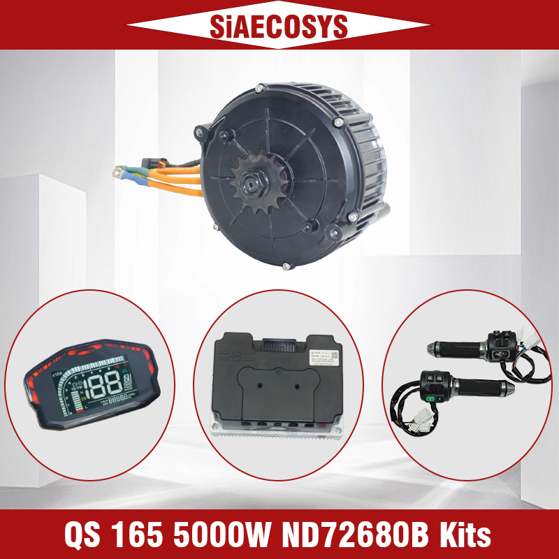 QS MOTOR QS165 V2 5000W 72V 35 - огляд і ціна Mid Drive Motor Kit 72V 5000W
