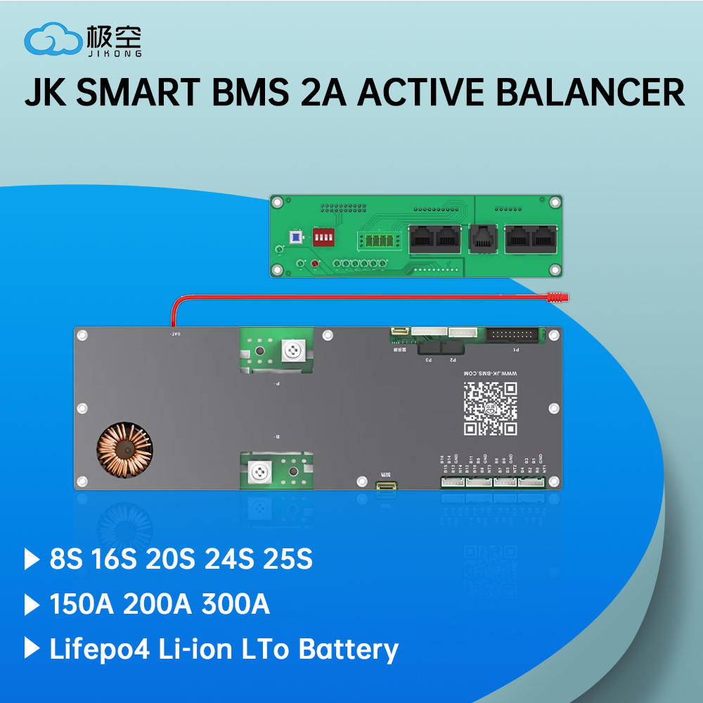 JK Smart BMS 2A Active Balance - огляд і ціна Smart Bms 24S 200A Bluetooth Lifepo4