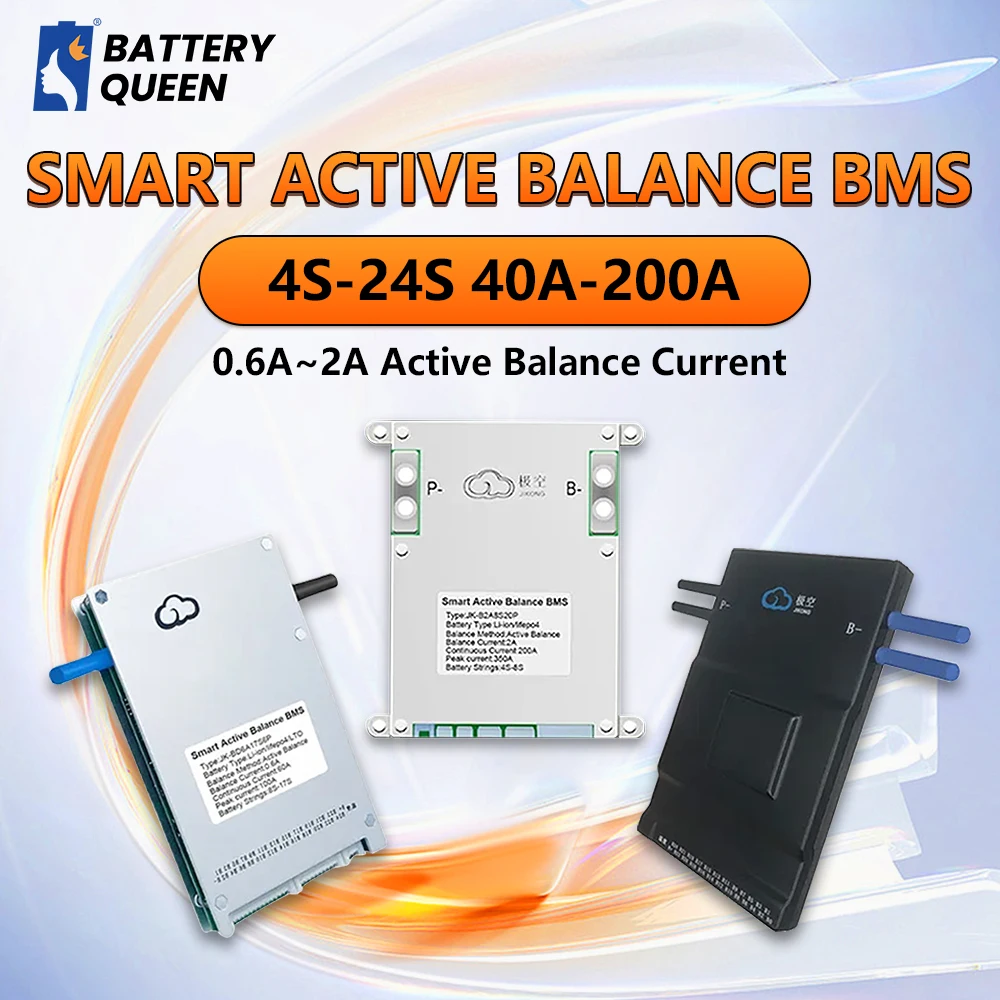 JK Smart BMS 2A Active Balance - огляд і ціна Smart Bms 24S 200A Bluetooth Lifepo4