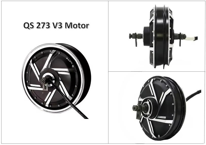 Electric Motorcycle  Motor Kit - огляд і ціна Qs Motor 273 8000W Hub Motor