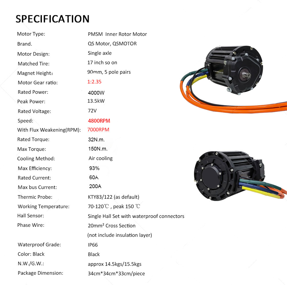 QS 90H 138 4000W V3 Mid Drive  - огляд і ціна Fardriver Nd72850 Controller