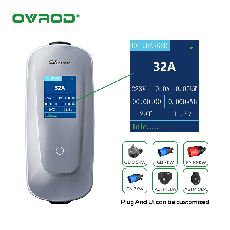 Ovrod Electric Car 16a Mode 2  - огляд і ціна Type 2 Portable Ev Charger 11Kw Cee
