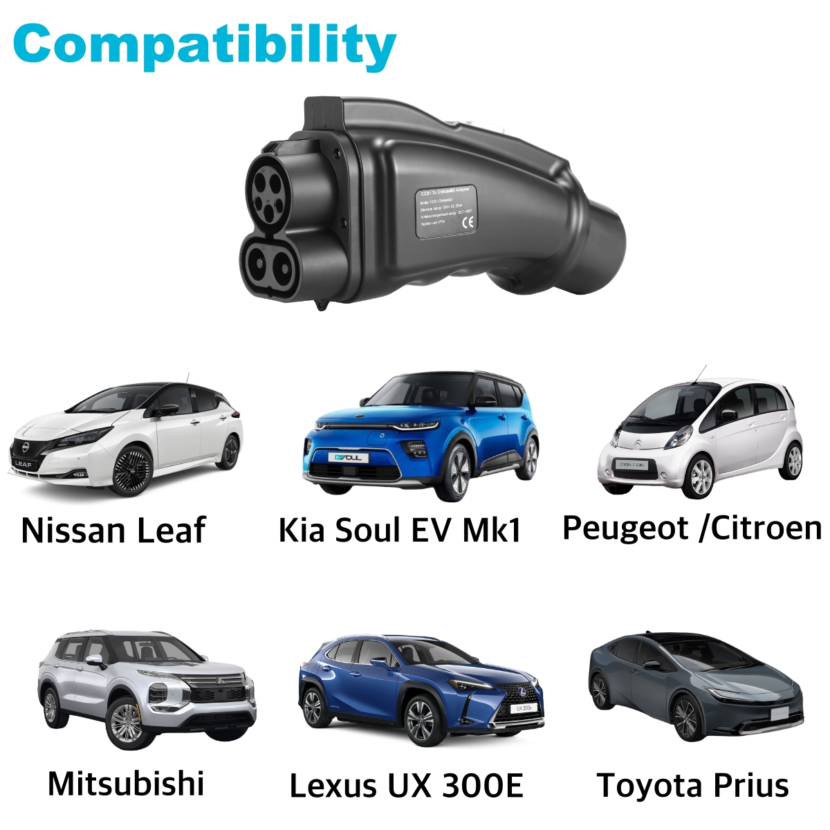 EVcharger4U CCS1 to CHAdeMO EV - огляд і ціна Chademo To Ccs Combo 1 Adapter